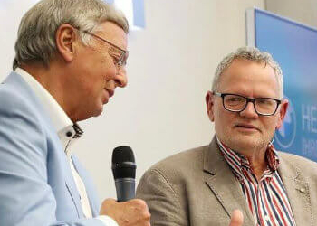 Ulli Potofski und Wolfgang Bosbach im Laacher Forum