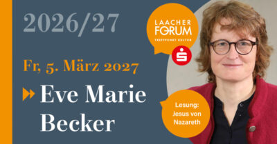 Eve Marie Becker beim Laacher Forum 2026